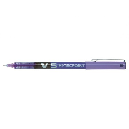 Stylo roller violet pointe fine