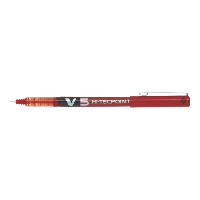 Stylo roller rouge Pilot V5 lot de 12