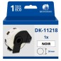 Étiquettes compatibles Brother DK11218 - Circulaires - Diamètre 24 mm - 1000 Unités - Texte Noir sur Fond Blanc Étiquettes compatibles Brother DK11218 - Circulaires - Diamètre 24 mm - 1000 Unités - Texte Noir sur Fond Blanc