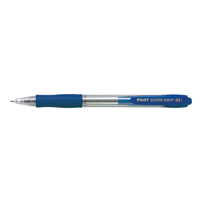 Stylo bille bleu Pilot SuperGrip lot de 12