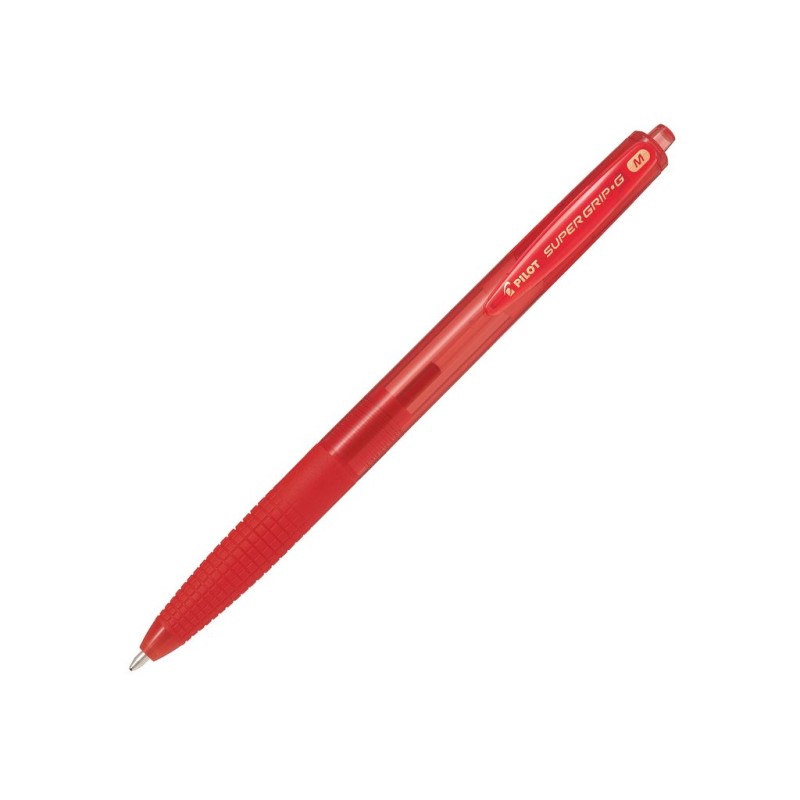 Stylo bille rouge Pilot SuperGrip G lot de 12 Stylo bille rouge Pilot SuperGrip G lot de 12