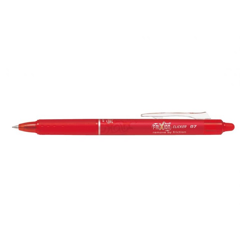 Stylo effaçable rouge Pilot Frixion Clicker lot de 12