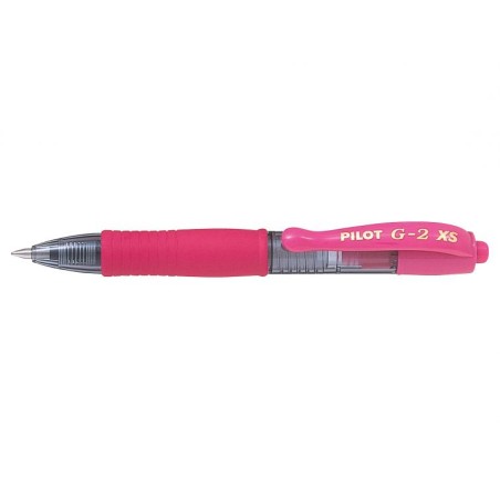 Stylo gel rose grip ergonomique