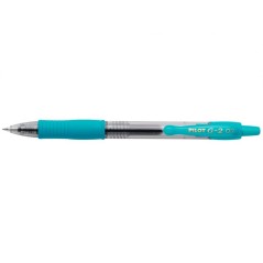 stylo gel turquoise Pilot G2