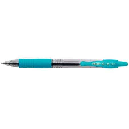 stylo gel turquoise Pilot G2