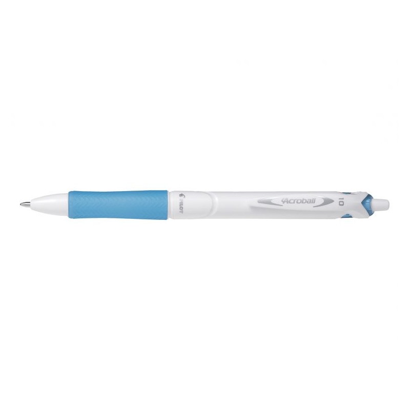 Stylo bille Pilot Acroball bleu clair lot de 10