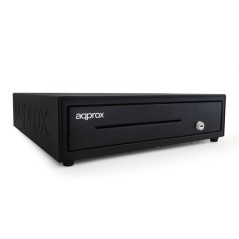 Tiroir-caisse électrique APPROX - 12 compartiments - Ouverture manuelle et automatique - Connexion RJ11