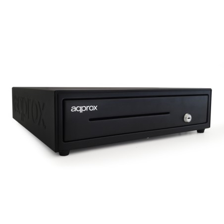 Tiroir-caisse électrique APPROX - 12 compartiments - Ouverture manuelle et automatique - Connexion RJ11