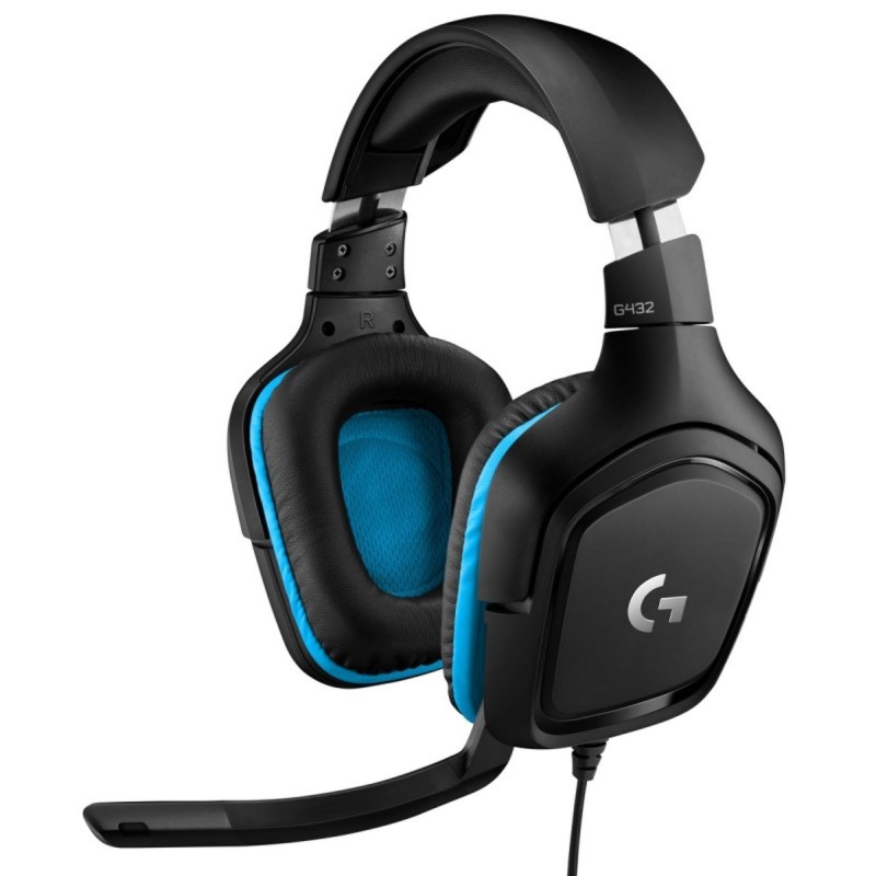 Logitech G432 USB DTS 7.1 Casque Gaming avec Micro