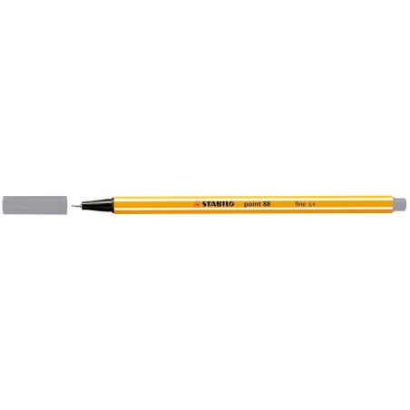 stylo fineliner jaune Stabilo 0,4