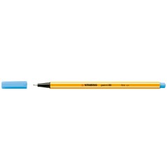 stylo fineliner jaune capuchon bleu