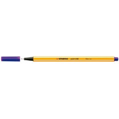 stylo fineliner jaune capuchon violet