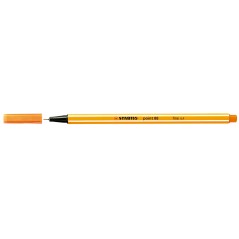 stylo fin Stabilo jaune orange