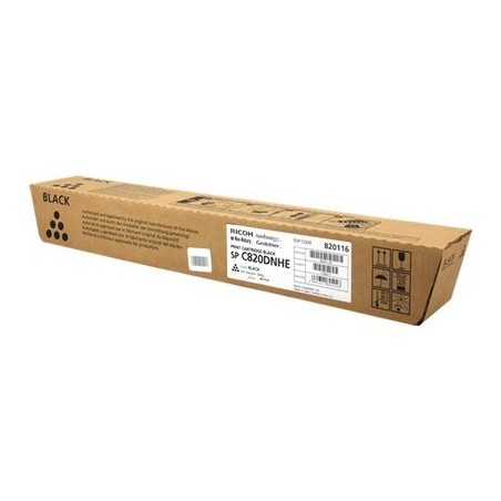 ✅ Ricoh Aficio SP-C820DN/SP-C821DN Cartouche de toner d'origine noire - 820116 couleur Noir en stock