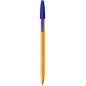 Stylo bille fin bleu Bic Cristal lot de 20