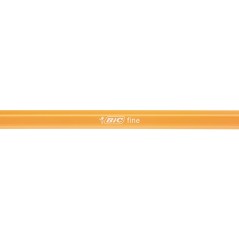 crayon orange Bic fine