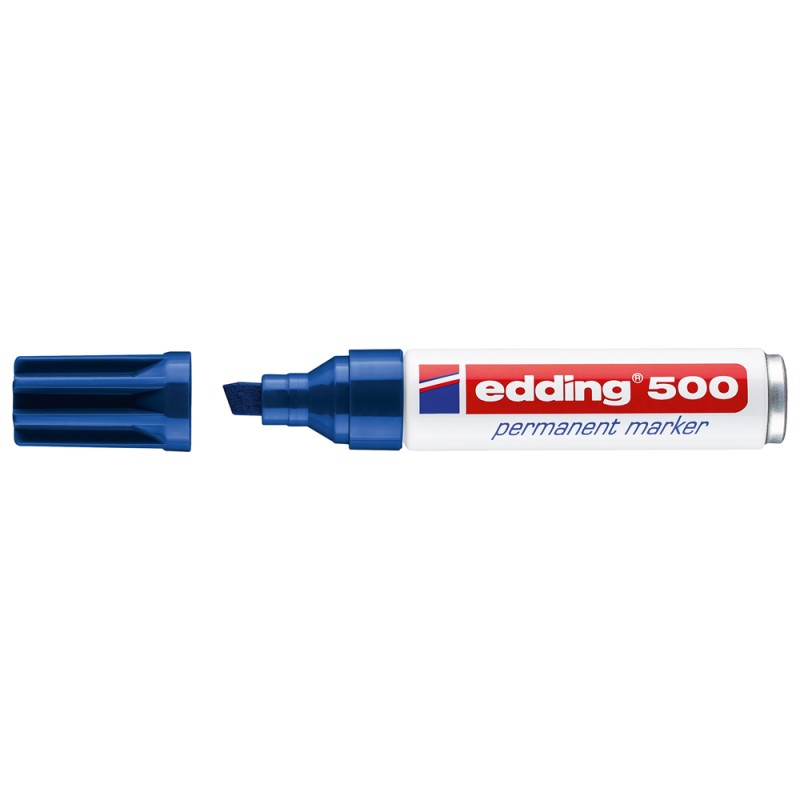 Lot de 10 marqueurs Edding 500 bleu