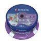 Verbatim DVD+R double couche imprimables 8x 8,5 Go (Tarrine 25 unités)