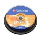 Verbatim DVD-R 16x 4,7 Go (Tarrina 10 Unités)