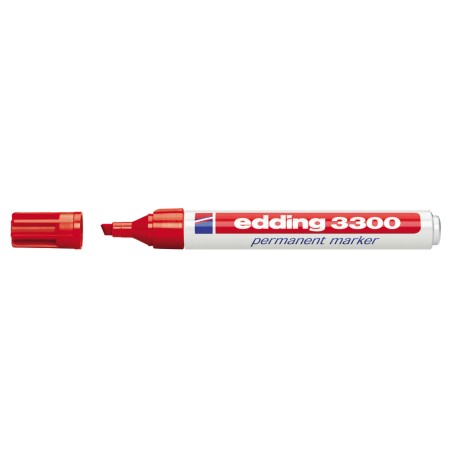 Marqueur permanent rouge Edding 3300