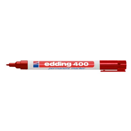 marqueur permanent rouge Edding 400