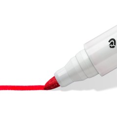 marqueur rouge pointe fine Staedtler