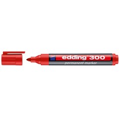 marqueur permanent rouge Edding 300