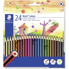 ✅ Staedtler Noris Color 185 Lot 24 Crayons couleur en stock