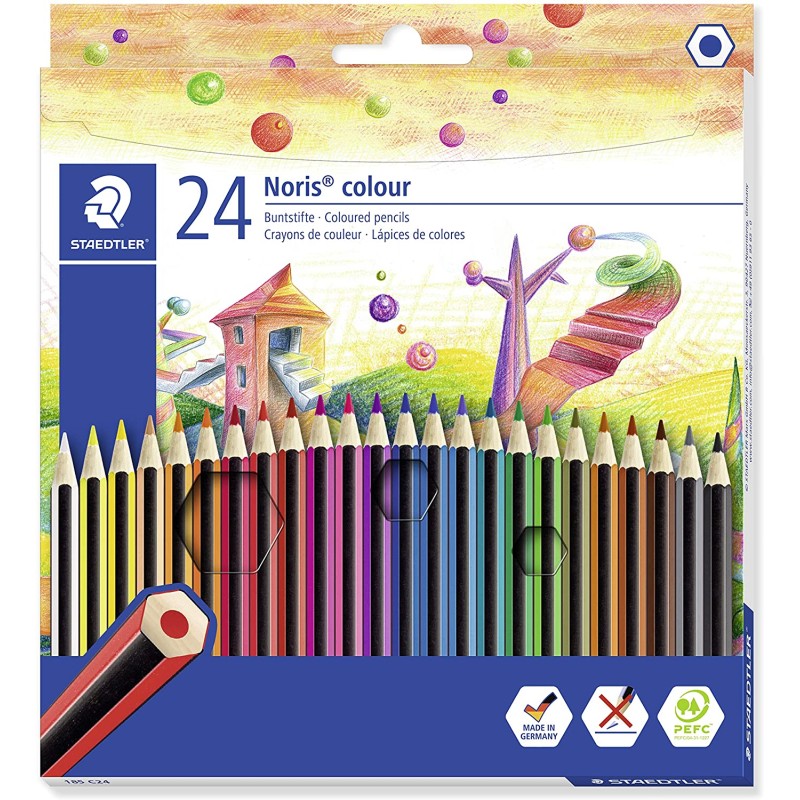 Staedtler Noris Color 185 Lot 24 Crayons