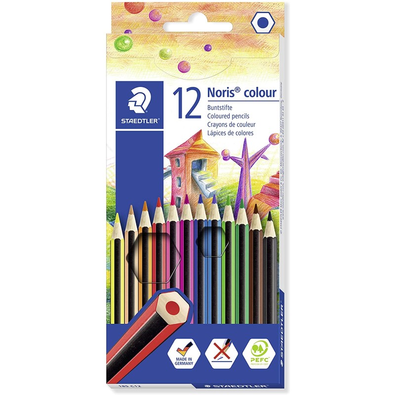 Staedtler Noris Color 185 Lot 12 Crayons