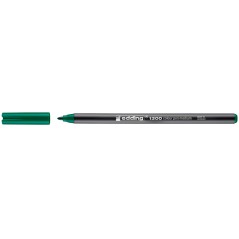 Marqueur vert Edding capuchon noir