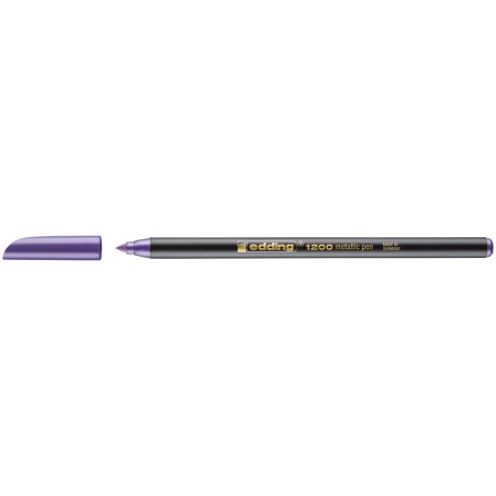 stylo Edding 1200 violet métallique