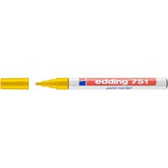 marqueur peinture jaune Edding 751