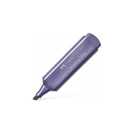 surligneur violet Faber-Castell ergonomique