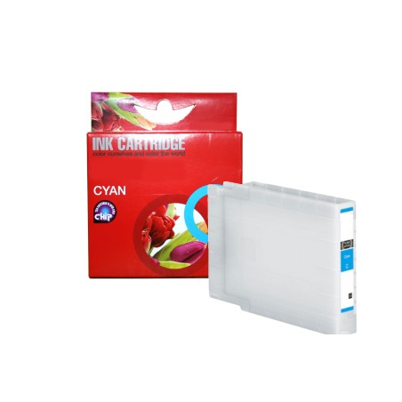 ✅ Cartouche encre compatible avec Epson T04A2 (C13T04A240) cyan couleur cyan en stock