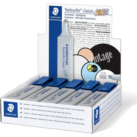 Surligneur Staedtler Textsurfer Classic 364 gris x10