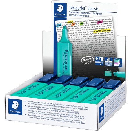 Surligneur Staedtler Textsurfer Classic 364 turquoise x10