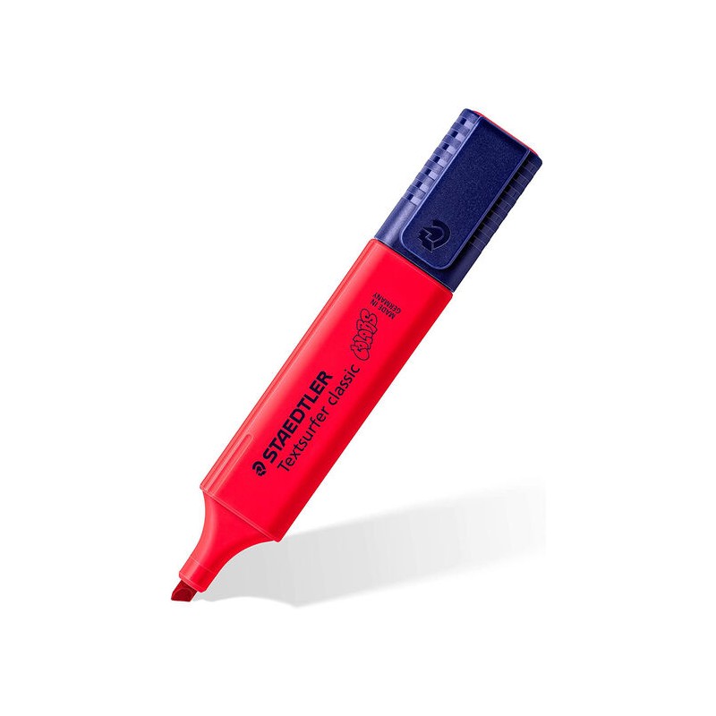 Surligneur Staedtler Textsurfer Classic rouge lot de 10 Surligneur Staedtler Textsurfer Classic rouge lot de 10