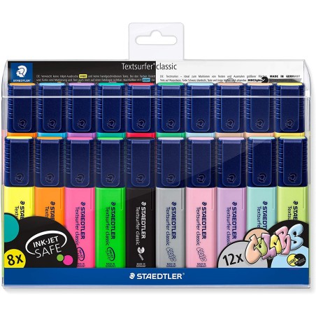 Surligneurs Staedtler Textsurfer couleurs assorties