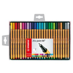Stabilo Point 88 coffret 25 couleurs