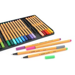 Stabilo Point 88 marqueurs lot de 25 couleurs assorties