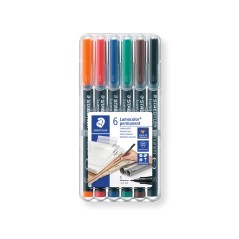 Lot 6 marqueurs permanents Staedtler