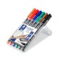 Marqueurs permanents Staedtler Lumocolor lot de 6 couleurs Marqueurs permanents Staedtler Lumocolor lot de 6 couleurs