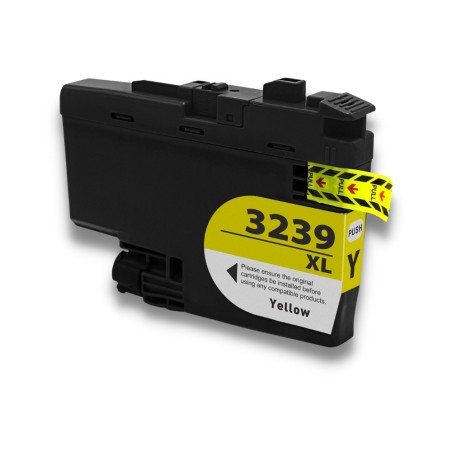 ✅ Cartouche compatible avec BROTHER LC-3239XL jaune couleur jaune en stock