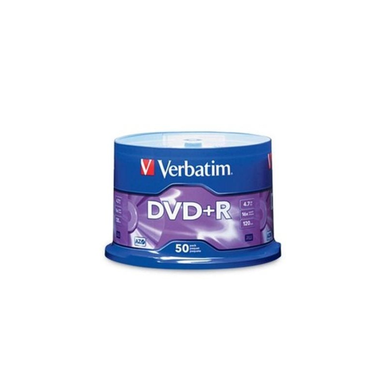 Verbatim DVD + R 16x 4,7 Go (50 unités)