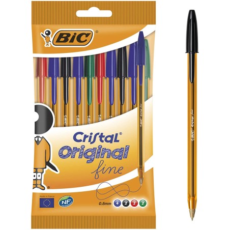 Lot 10 stylos bille Bic