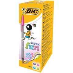 Boîte stylos Bic Cristal Fun