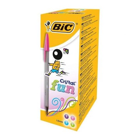 Boîte stylos Bic Cristal Fun