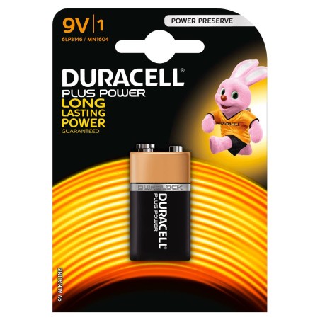 ✅ Pile alcaline Duracell MN1604B1 9V 6LP3146 Plus Power (1 unité) en stock
