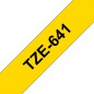 Pack de 5 Rubans compatible avec Brother TZe641 - Texte noir sur fond jaune - Largeur 18 mm x 8 mètres Pack de 5 Rubans compatible avec Brother TZe641 - Texte noir sur fond jaune - Largeur 18 mm x 8 mètres